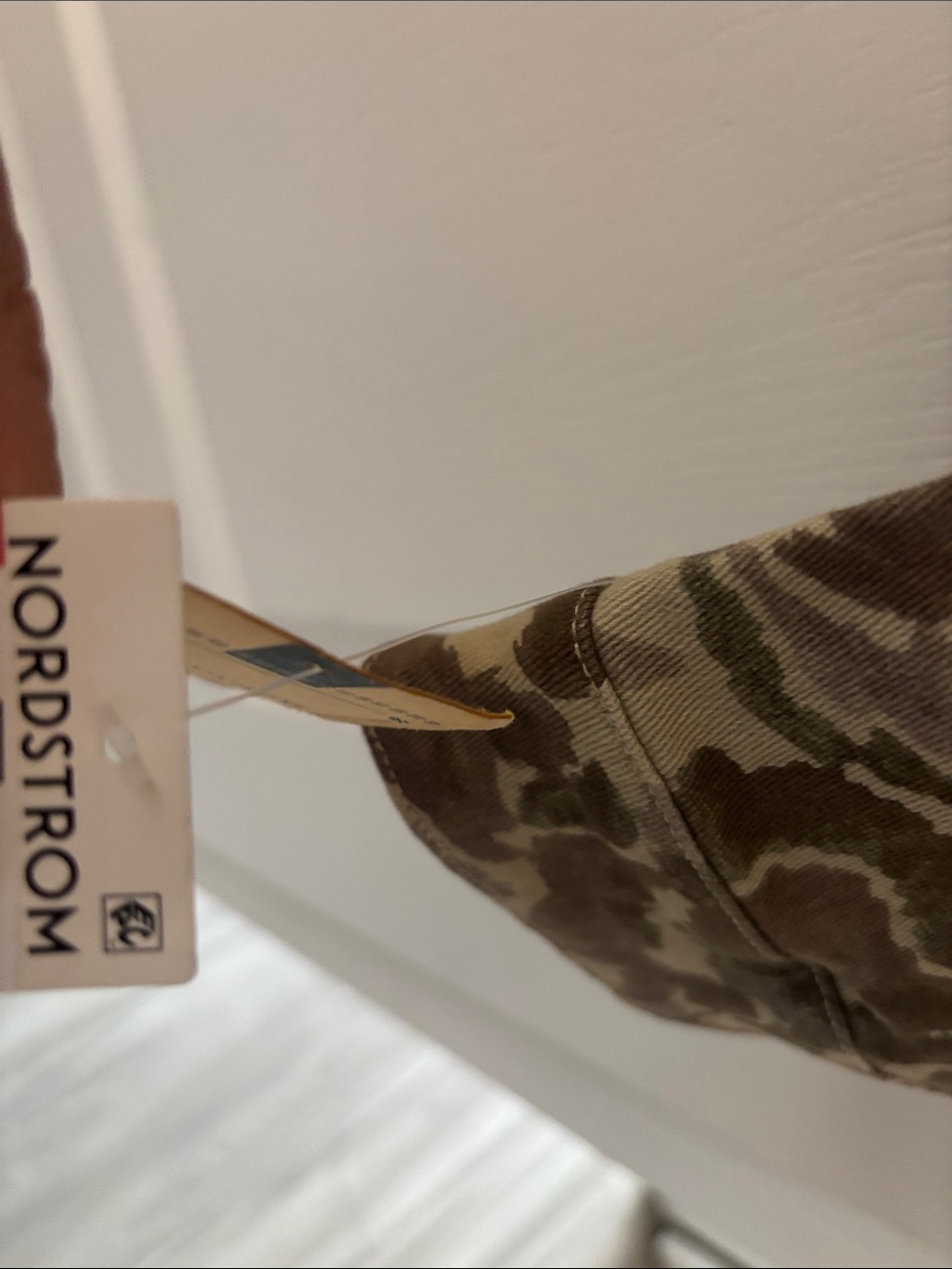 NWT Democracy Green/Beige/Brown Camo Inspired Jean Jacket SZ XL - Picture 9 of 16